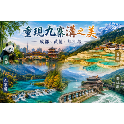 重現九寨溝之美|探索成都、黃龍、都江堰的人文與自然奇景 重現九寨溝之美|探索成都、黃龍、都江堰的人文與自然奇景
