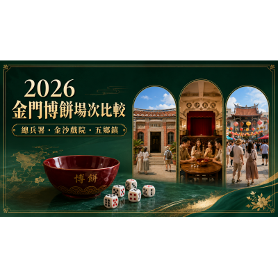 2026金門博餅場次比較:總兵署、金沙戲院、五鄉鎮與後浦怎麼選? 2026金門博餅場次比較:總兵署、金沙戲院、五鄉鎮與後浦怎麼選?
