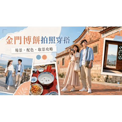 2026金門博餅拍照穿搭攻略：場景、配色與取景技巧